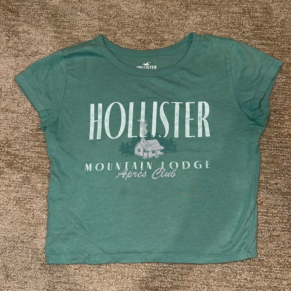 Hollister Green Graphic Tee